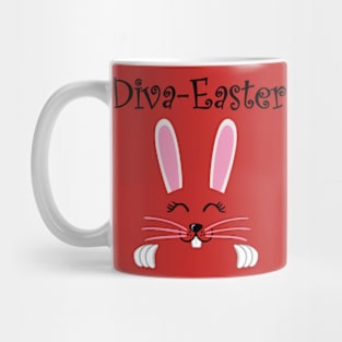 Girls Easter Bunny Face Shirt,Cute  Bunny Mug